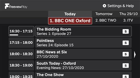 tonights tv guide freeview